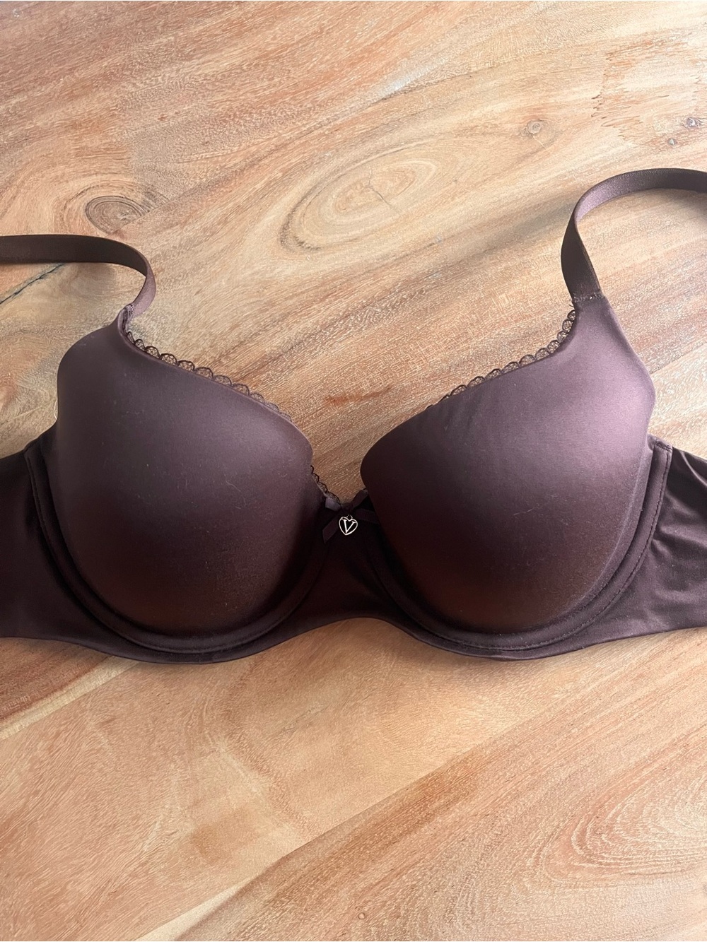Victoria’s Secret Lined Demi Chocolate Brown Bra